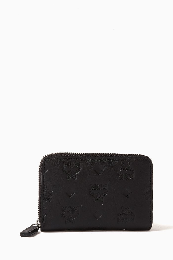 

X-Mini Mode Travia Zipped Wallet in Leather, Black