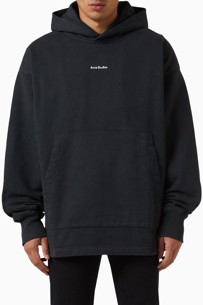 

Logo Hoodie in Fleece, Black