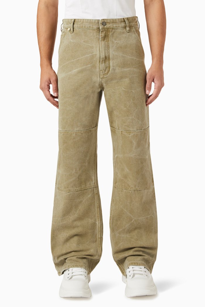 

Palma Low-rise Pants in Canvas, Neutral