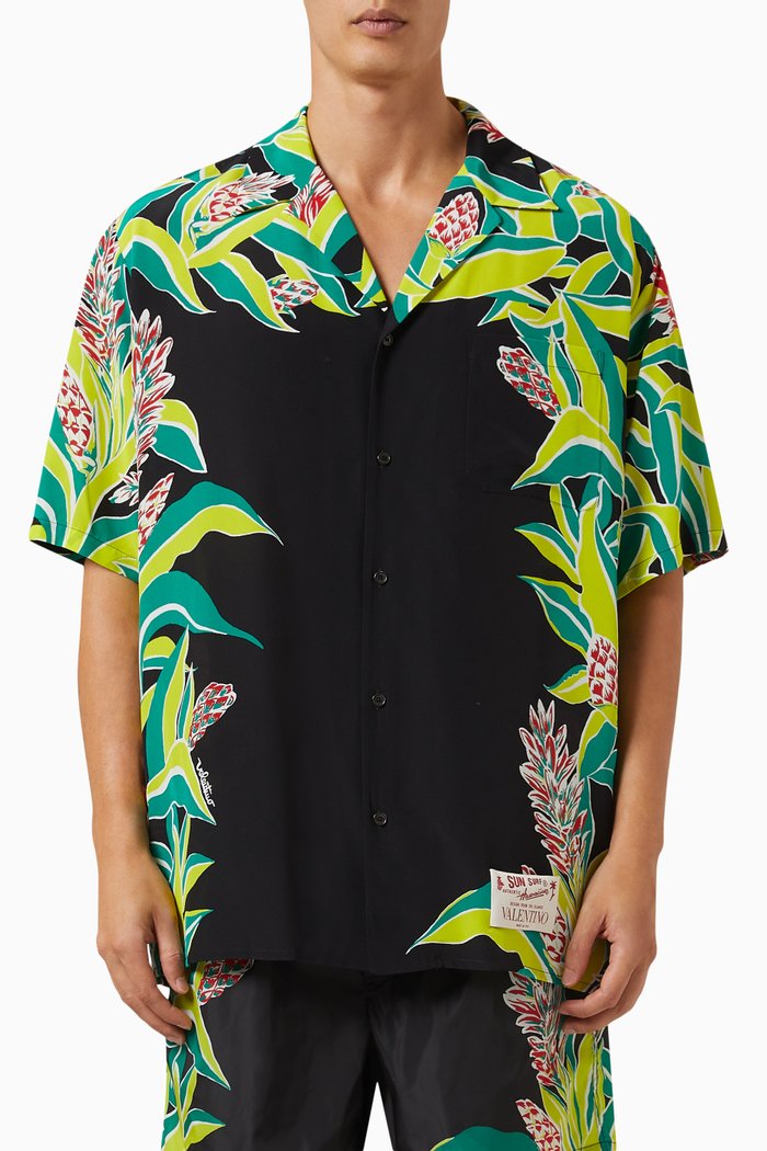 Valentino Bowling Shirt, Multicolour