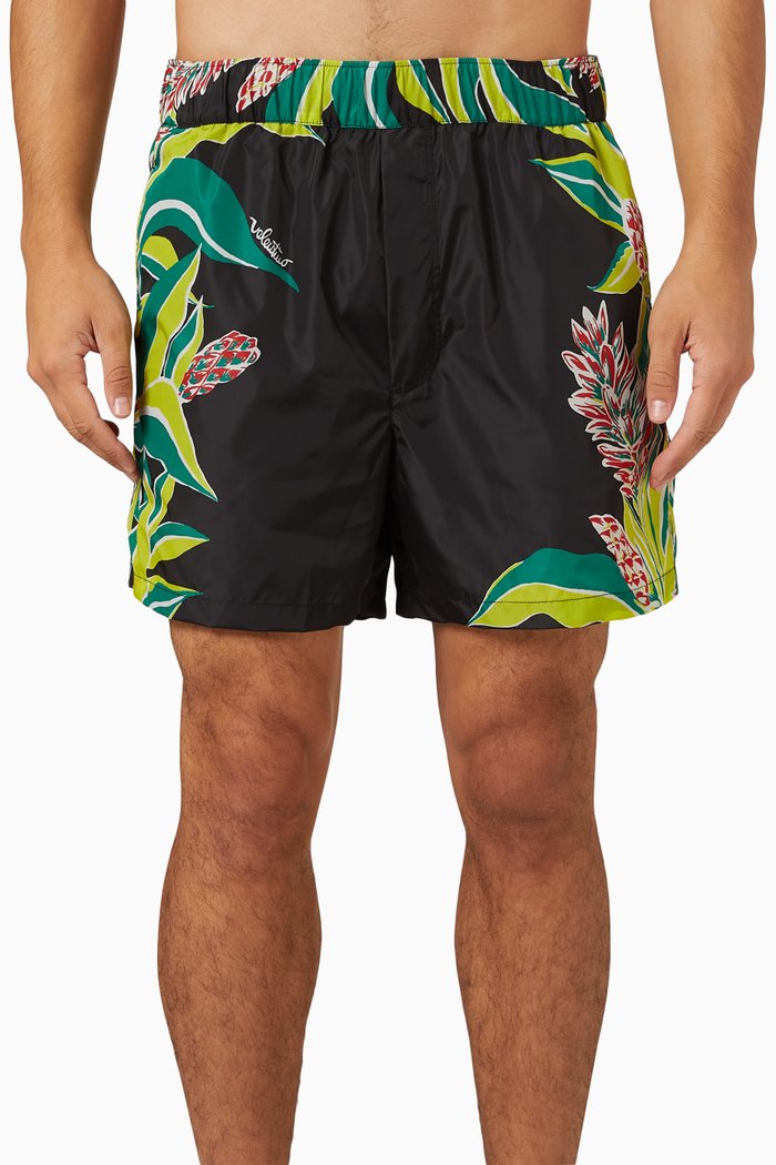 

Valentino Garavani Volcano Swim Shorts, Multicolour