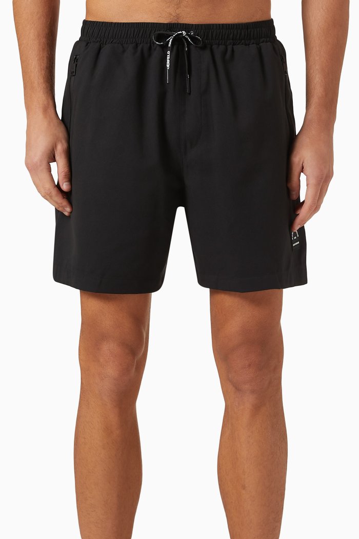 

Logo Swim Shorts in Nylon, Black