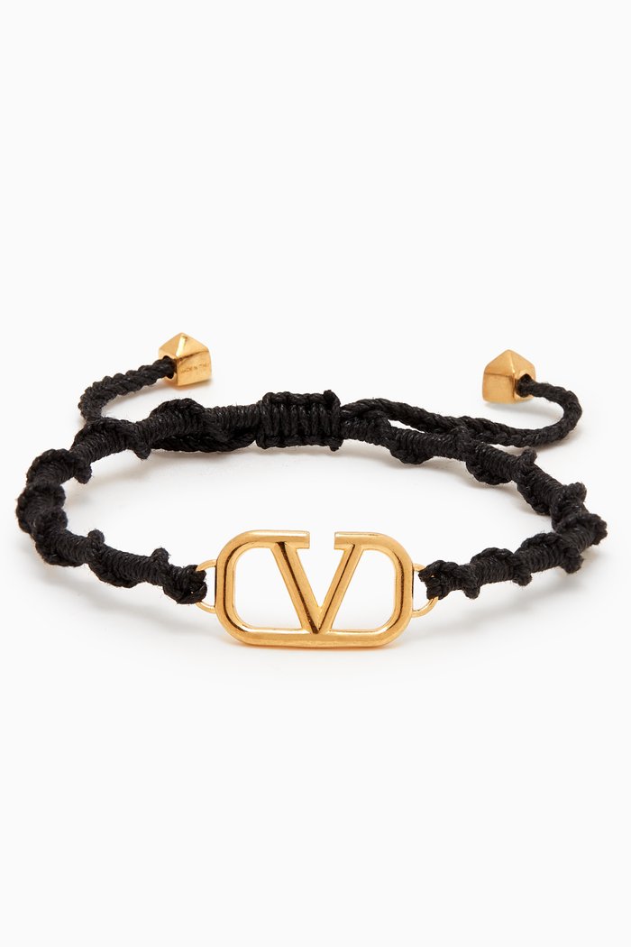

Valentino Garavani VLOGO Bracelet, Black