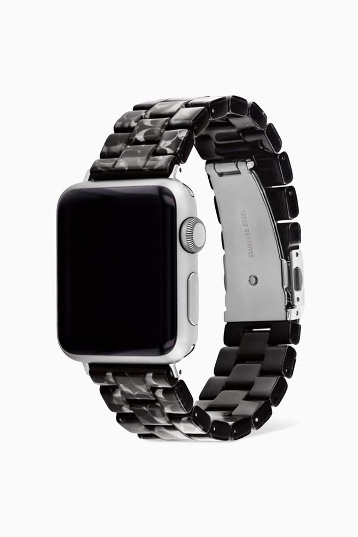 

Apple Watch® Strap in Signature C Resin, Black