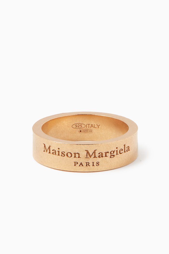 

Engraved Logo Ring in Yellow Gold-plating