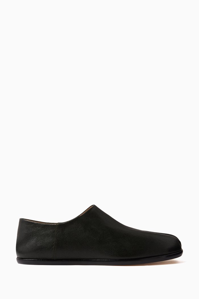 

Tabi Moccasins in Leather, Blue