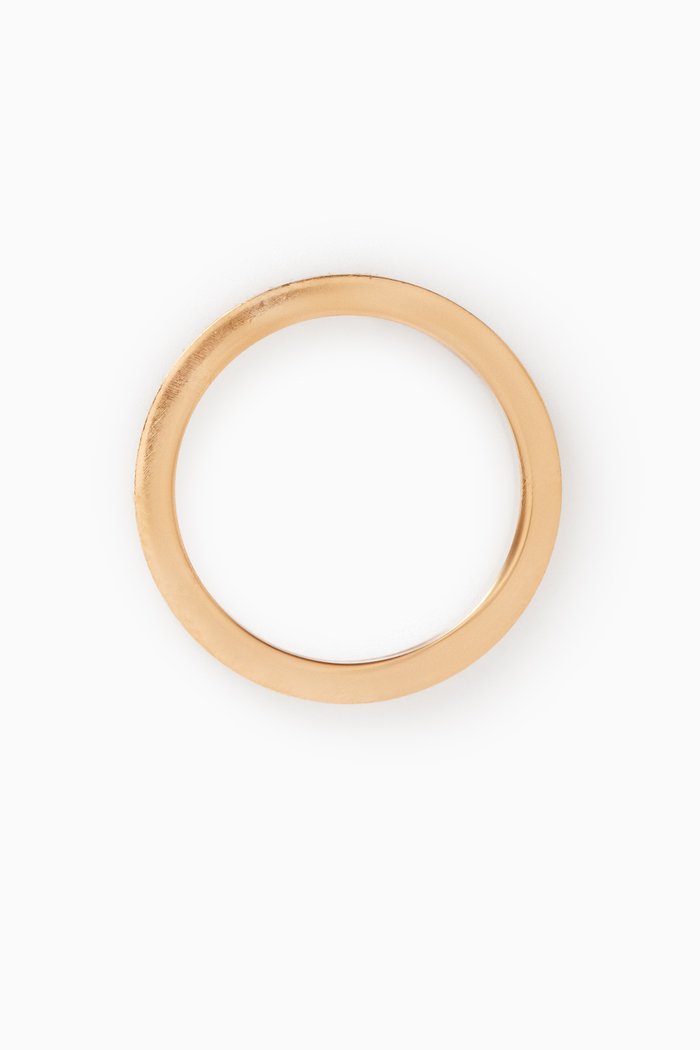 Circular Single Earring in Yellow Gold-plating