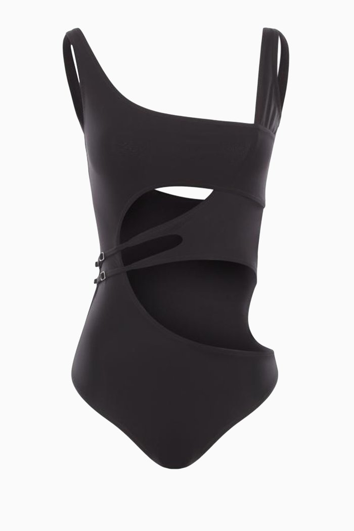 

Meteor Cut-out One-piece Swimsuit, Black