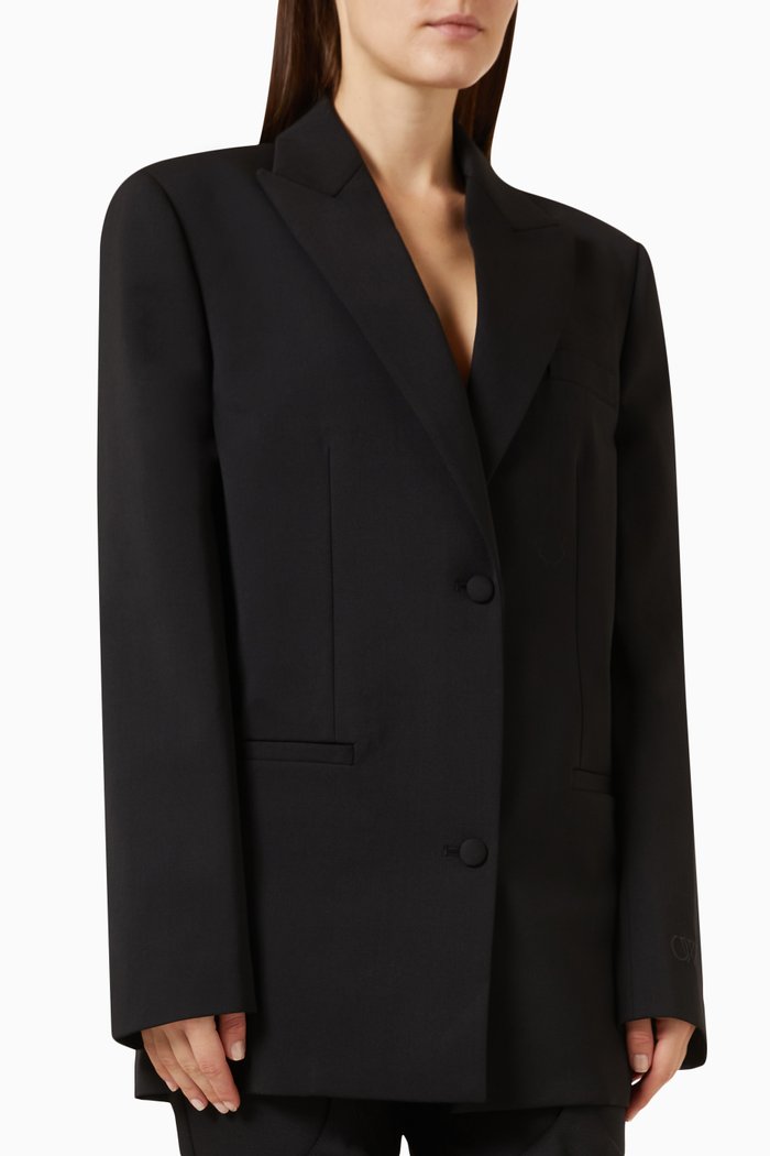 

Tomboy Jacket in Wool-blend, Black