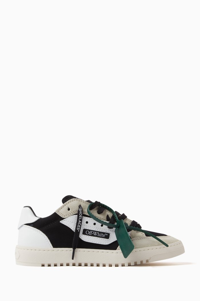 

5.0 Sneakers in Suede & Canvas, Black