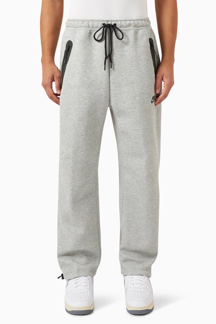 

Cropped Sweatpants in Tech Fleece, Grey