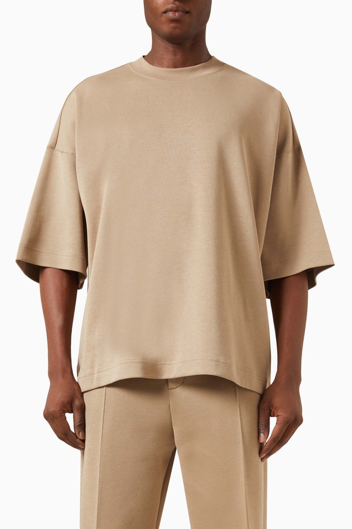 

Oversized T-shirt in Tech Fleece, Neutral