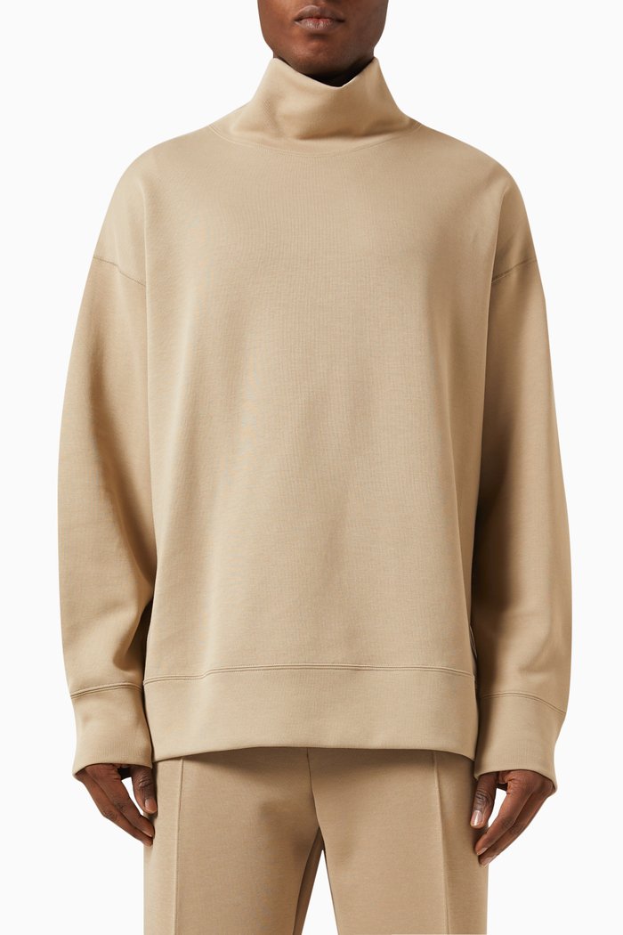 

Turtleneck Sweatshirt in Tech Fleece, Neutral