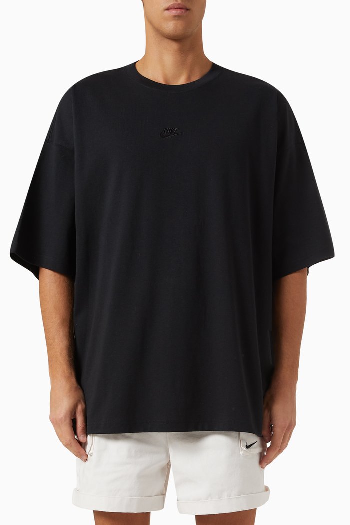 

Premium Essentials T-shirt in Cotton, Black
