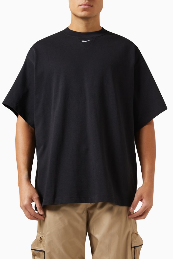 

Solo Swoosh T-shirt in Cotton, Black