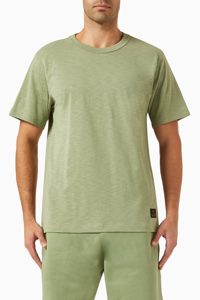 

Life Knit T-shirt in Cotton, Green