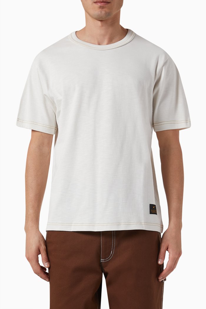 

Life Knit T-shirt in Cotton, White