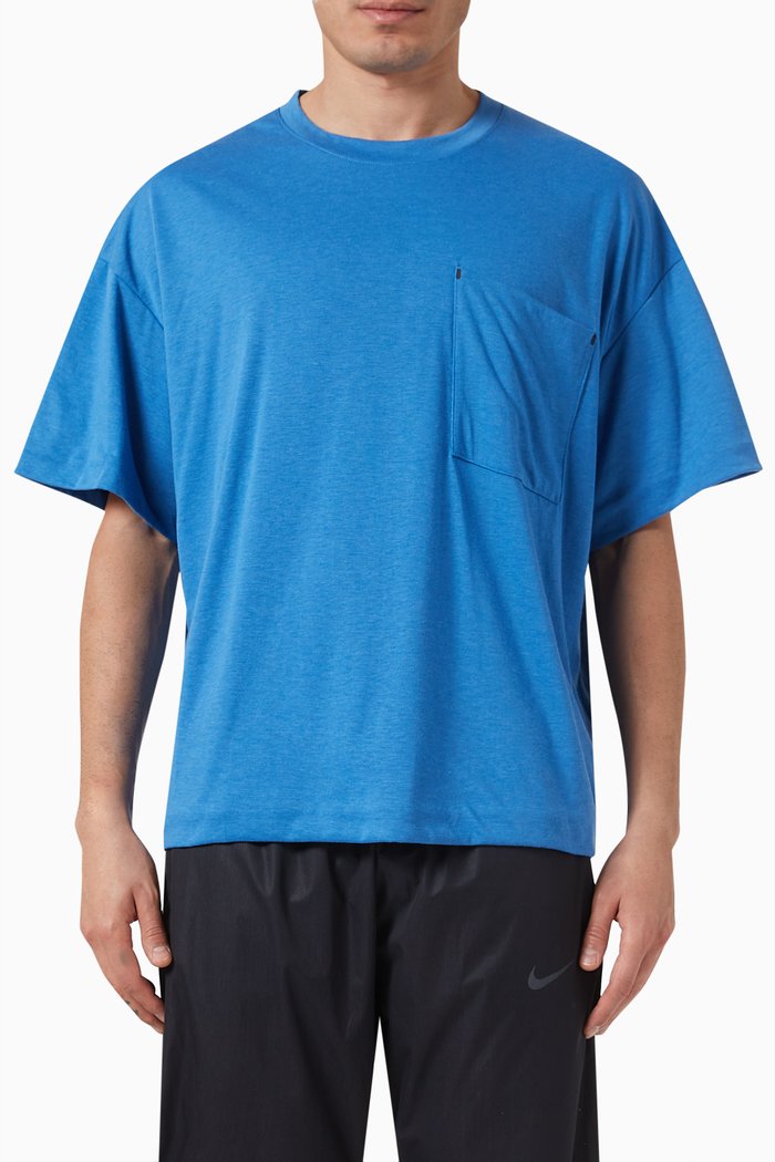 

Oversized T-shirt in Dri-FIT, Blue