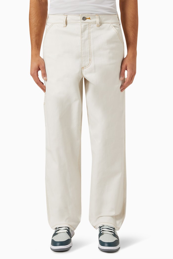 

Carpenter Trousers in Cotton-blend, Neutral