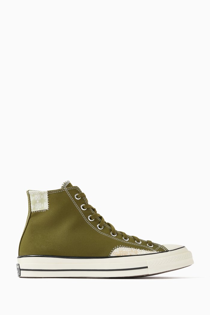 

Chuck 70 High-top Sneakers in Canvas, Green