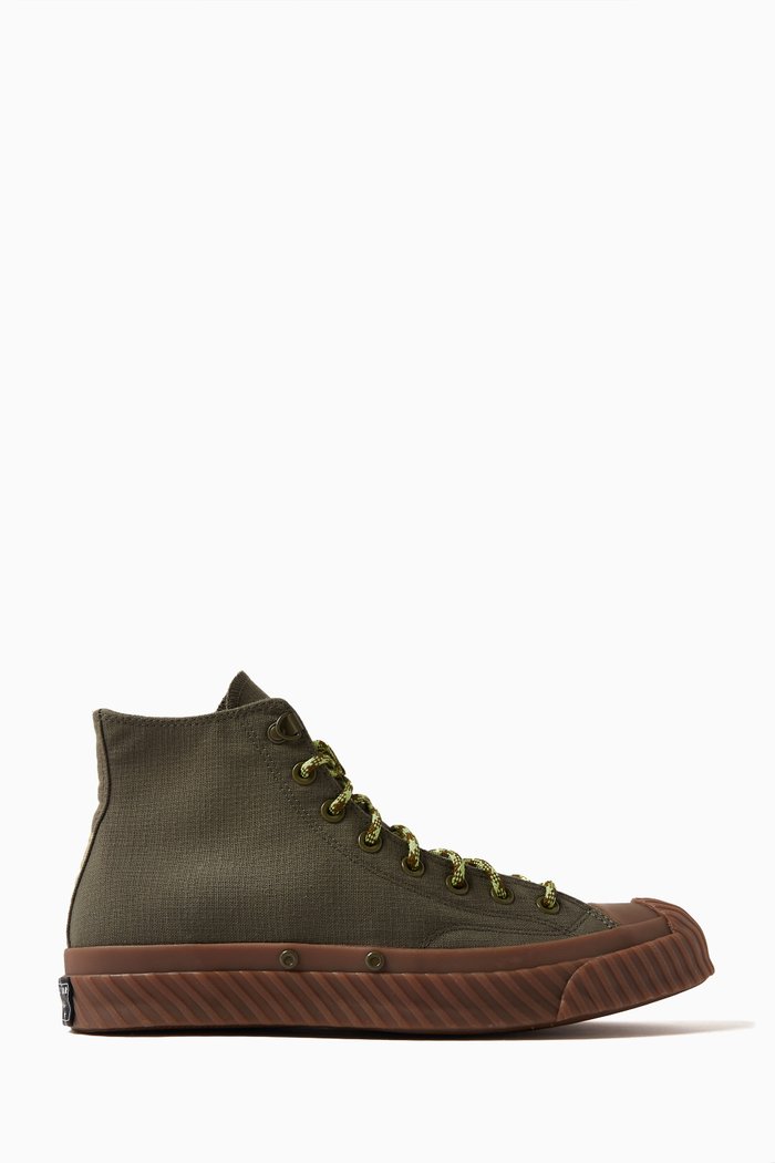 

Chuck 70 Bosey High-top Sneakers in Ripstop Canvas, Green