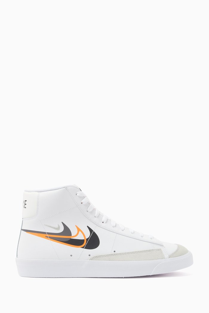Blazer Mid '77 Sneakers in Leather, White