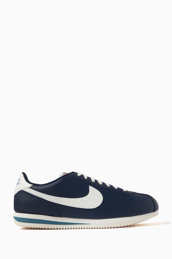 

Cortez Low-top Sneakers in Leather, Blue