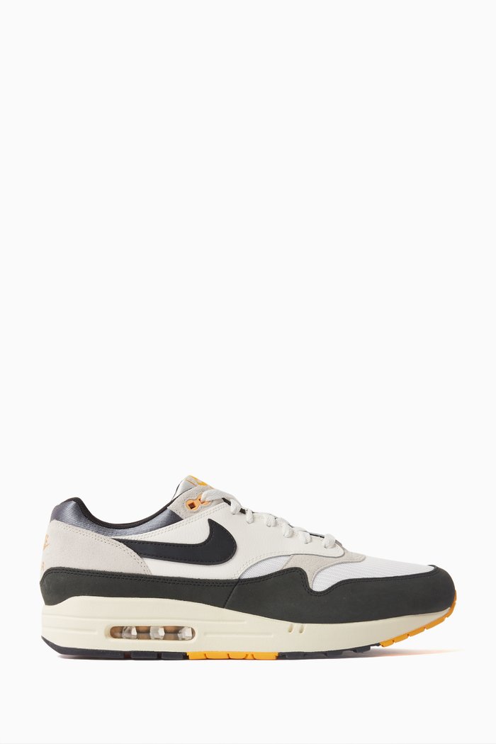 

Air Max 1 Sneakers in Leather, Black
