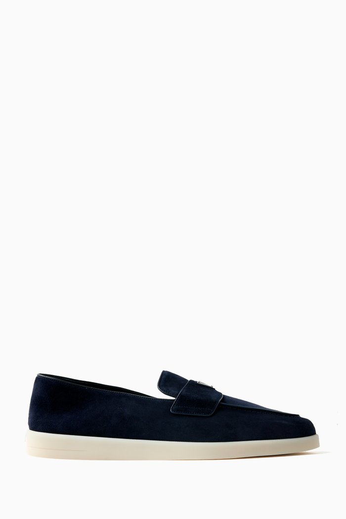 

Saint Tropez Loafers in Suede, Blue