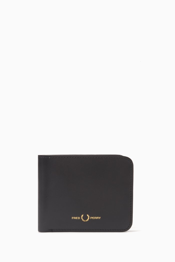 

Billfold Wallet in Burnished Leather, Black