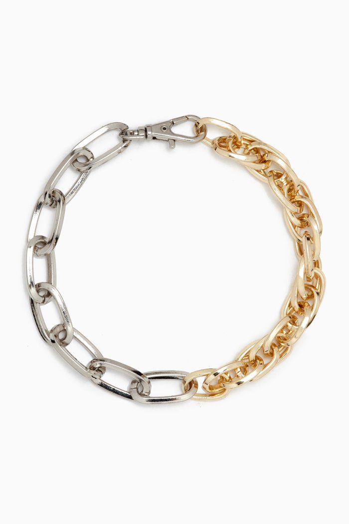 

The Diego Bracelet in Silver & Gold-plated Brass