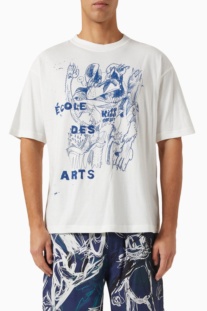 

Grimey T-shirt in Cotton, White