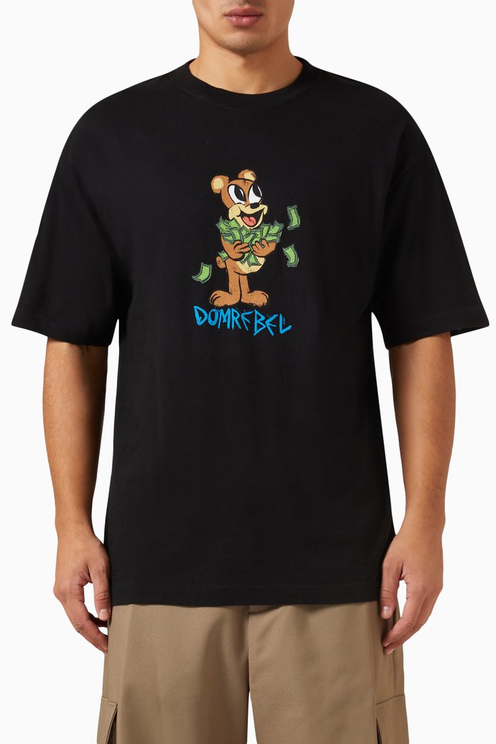 Cash T-shirt in Cotton-jersey, Black