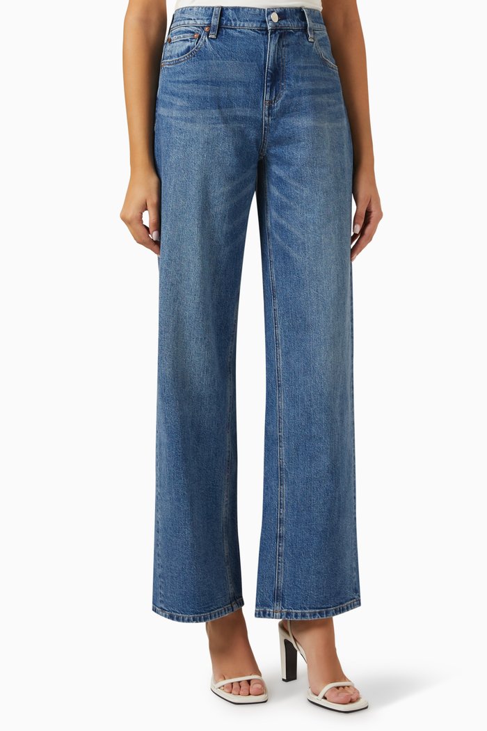 

Ernie Buckleback Low-rise Jeans in Denim, Blue