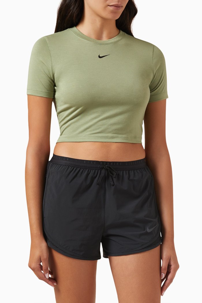 

Sportswear Essential Crop T-Shirt in Jersey, Green