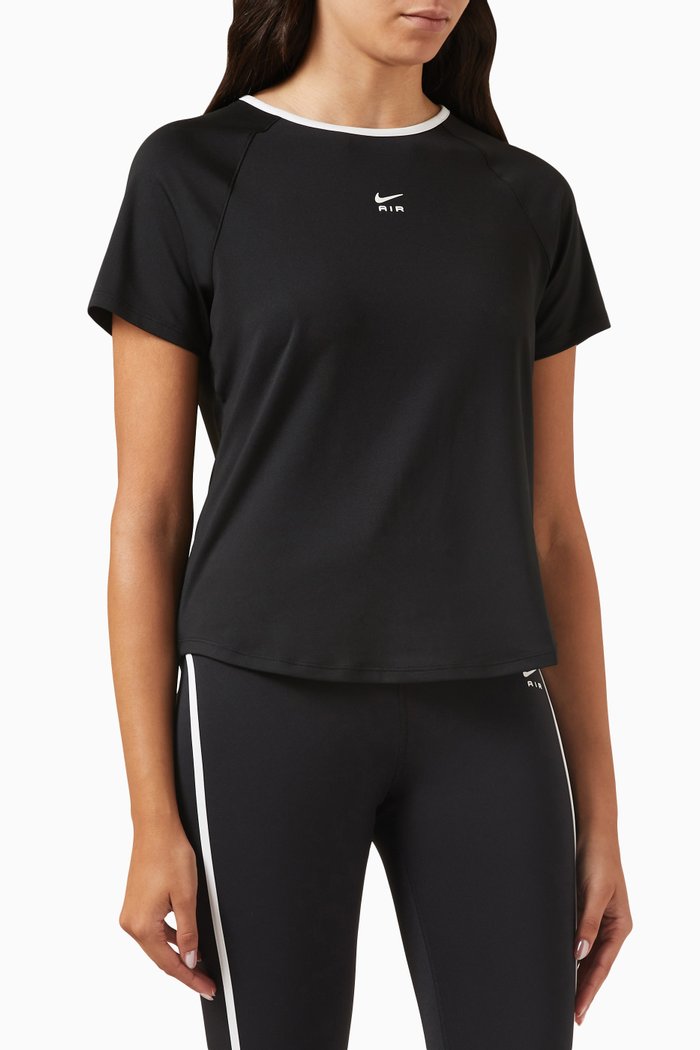 

Air Dri-Fit SS Running Top in Jersey, Black