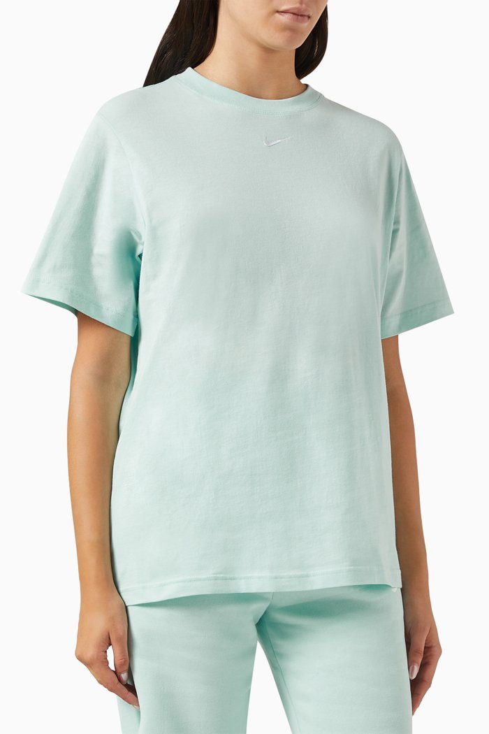

Logo T-shirt in Cotton-jersey, Blue
