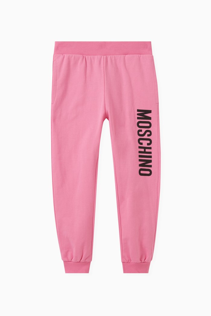 

Logo-print Sweatpants in Stretch-cotton, Pink