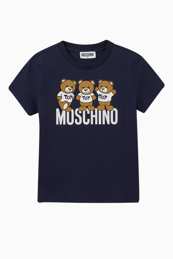 

Teddy Friends Logo T-shirt in Cotton-jersey, Blue