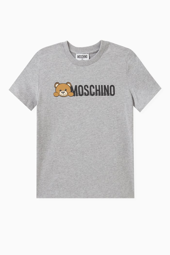 

Teddy Logo T-shirt in Cotton-jersey, Grey