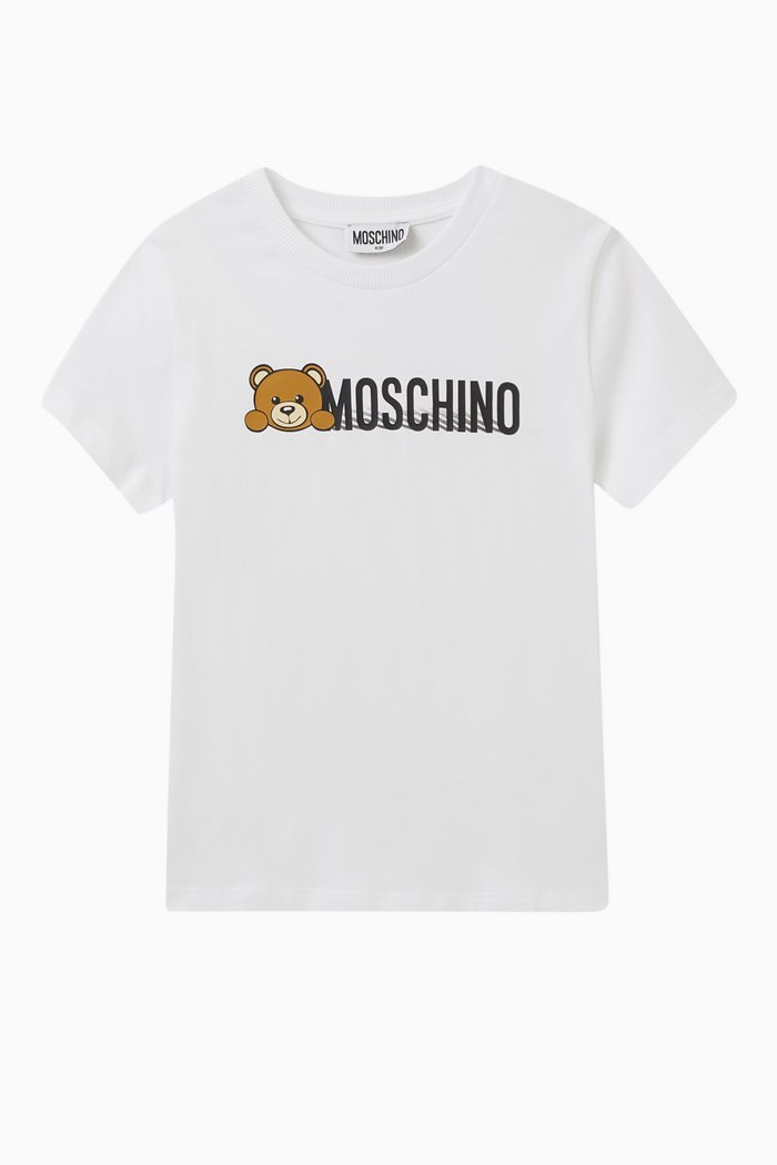 

Teddy Logo T-shirt in Cotton-jersey, White