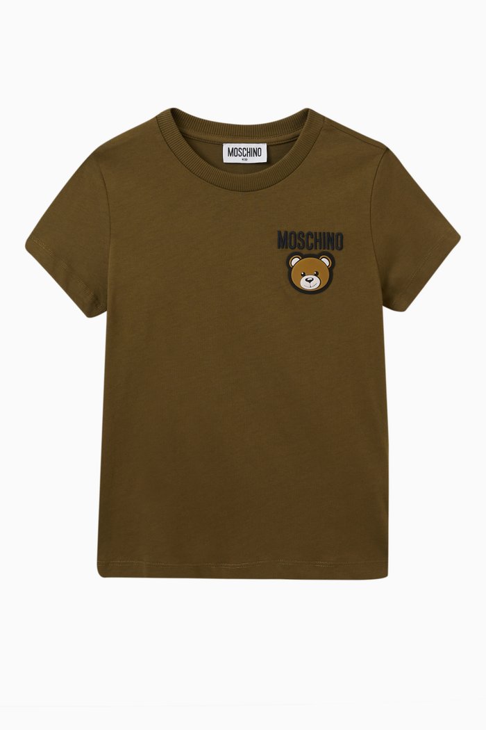 

Teddy Logo T-shirt in Cotton-jersey, Green