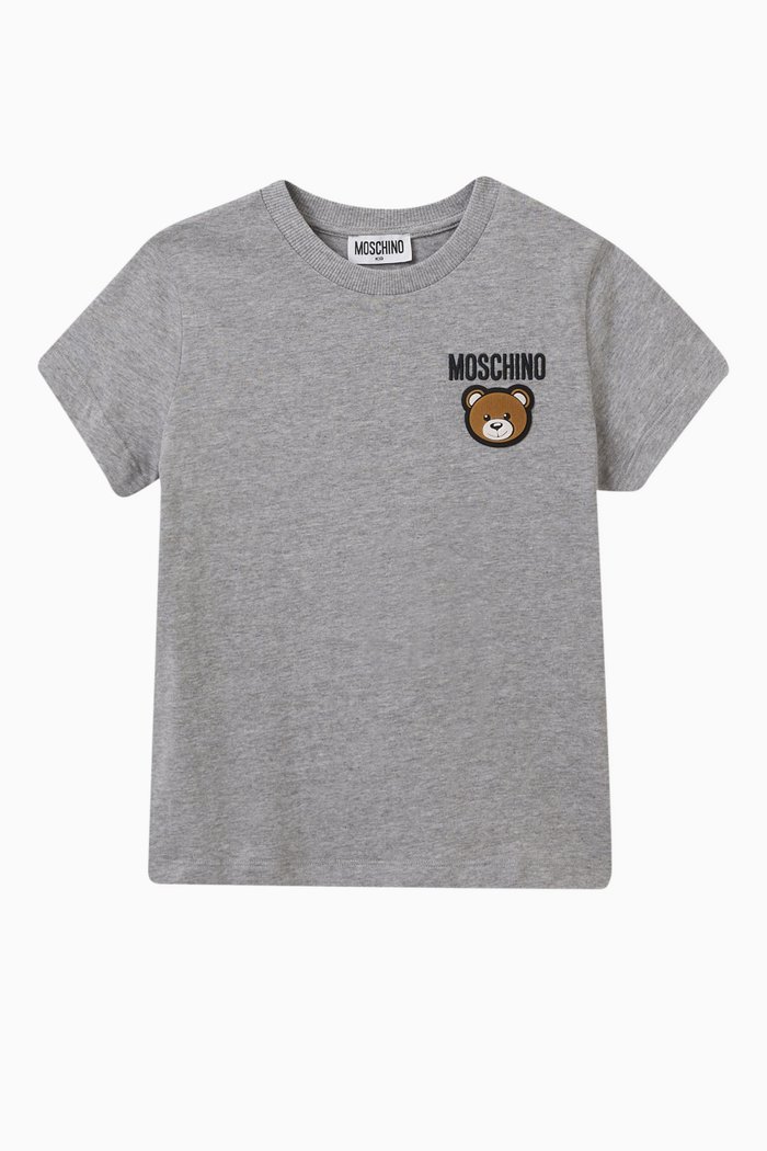 

Teddy Logo T-shirt in Cotton-jersey, Grey