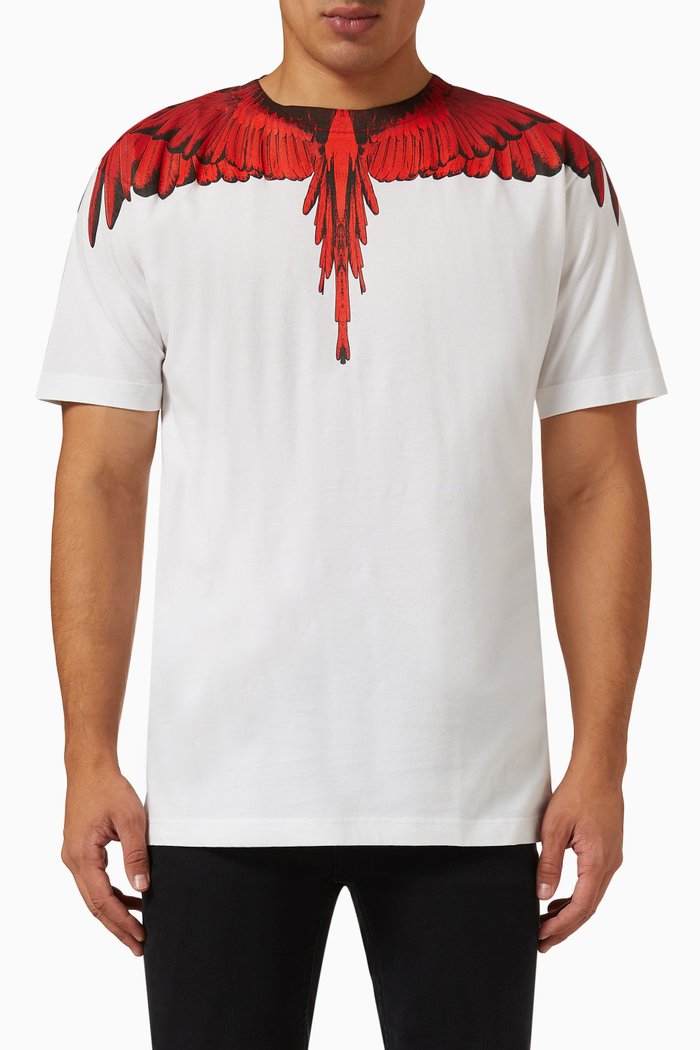 

Icon Wings T-shirt in Cotton Jersey, White