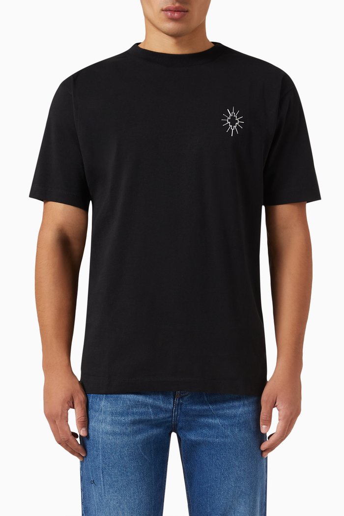 Eclipse Cross T-shirt in Cotton, Black