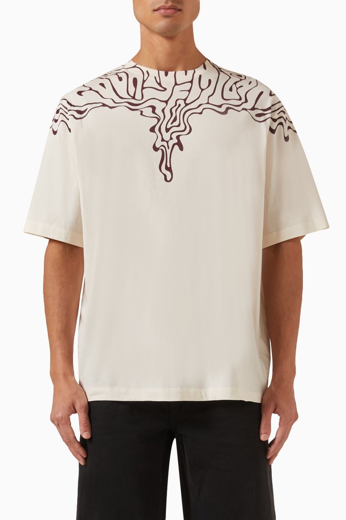 

Fluid Wings T-shirt in Cotton-jersey, Neutral