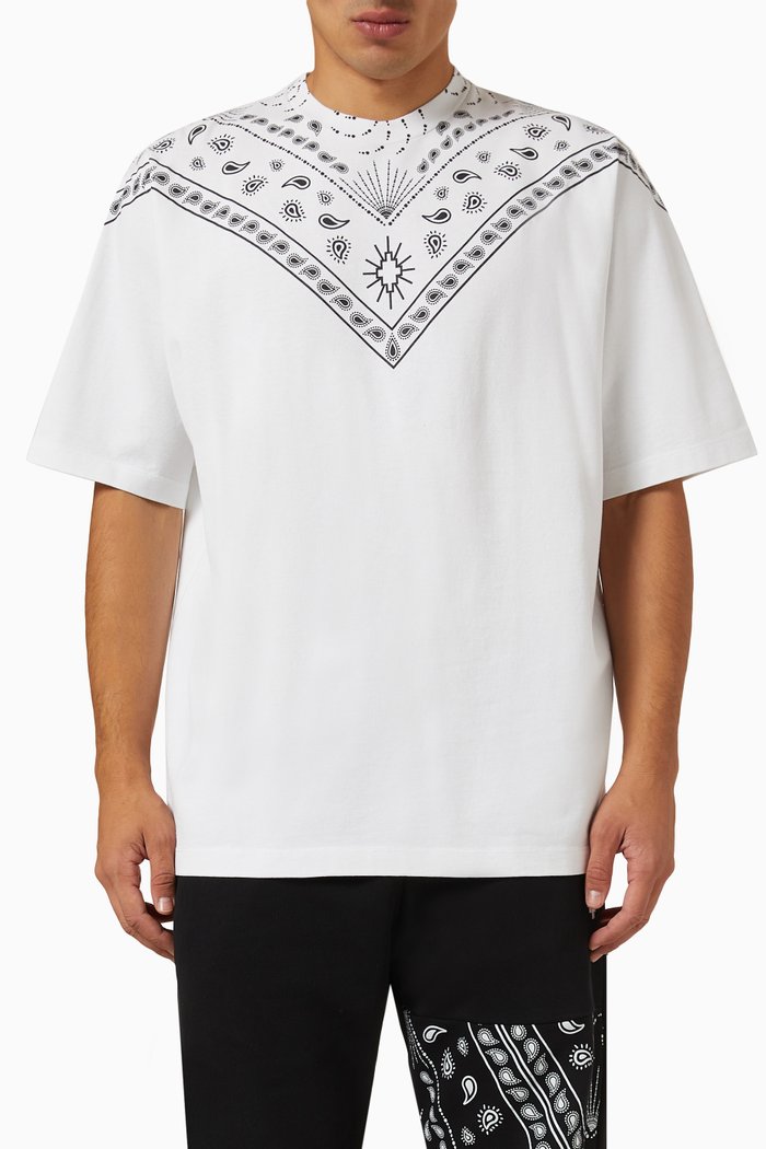 

Bandana T-shirt in Cotton Jersey, White