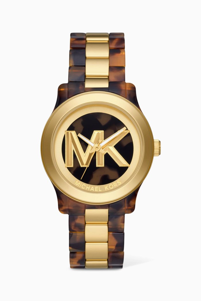 

Runway Quartz Tortoiseshell Acetate & Stainless Steel Watch, 28mm, Brown