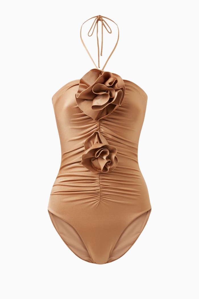 Solana One-piece Swimsuit, Gold