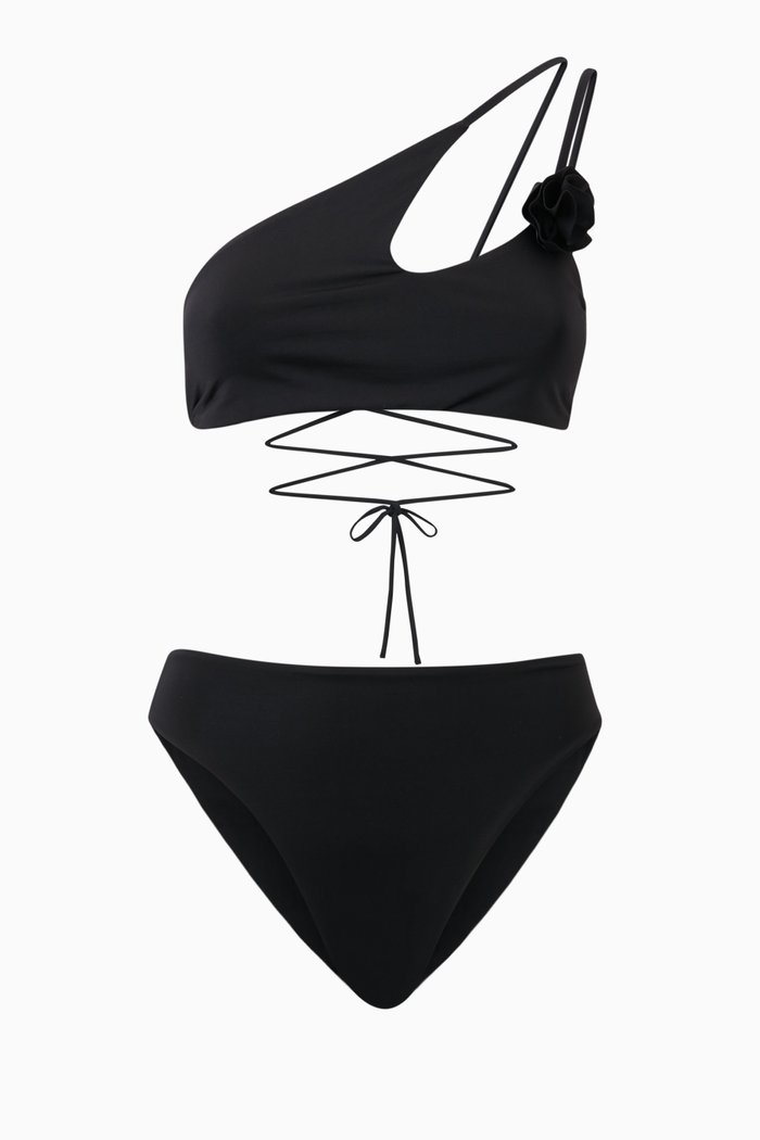 

Barajas High-waist Bikini Set, Black